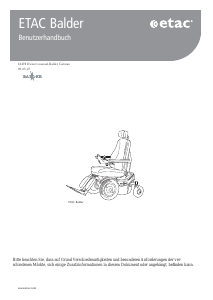Bedienungsanleitung Etac Balder Junior J230 Elektrorollstuhl