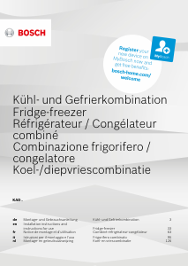 Bedienungsanleitung Bosch KAD92HBFP Kühl-gefrierkombination