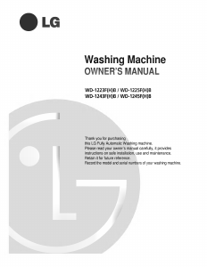 Handleiding LG WD-1223FB Wasmachine