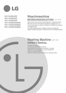 Bedienungsanleitung LG WD-16225FD Waschmaschine