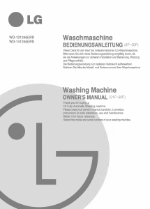 Bedienungsanleitung LG WD-14126RD Waschmaschine