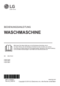 Bedienungsanleitung LG F4WV710P1 Waschmaschine