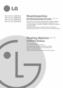 Bedienungsanleitung LG WD-12170ND Waschmaschine