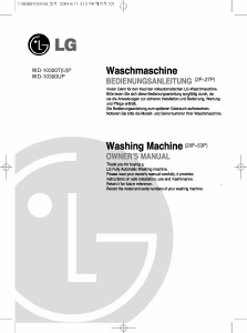 Manual LG WD-10300UP Washing Machine