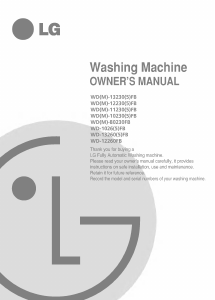 Manual LG WD-12235FB Washing Machine