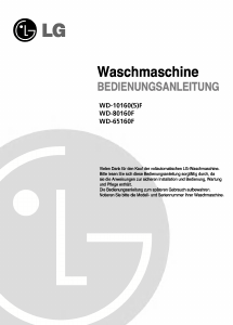Bedienungsanleitung LG WD-10160FU Waschmaschine