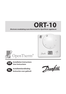 Manual Danfoss ORT-10 Thermostat