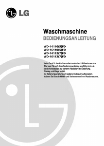 Bedienungsanleitung LG WD-14112FD Waschmaschine