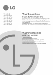 Handleiding LG WD-1271FB Wasmachine