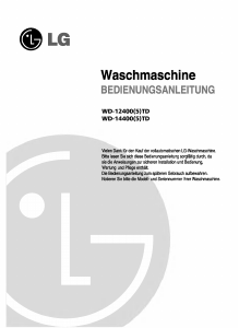 Bedienungsanleitung LG WD-14400TD Waschmaschine