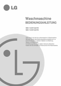 Bedienungsanleitung LG WD-14391TD Waschmaschine