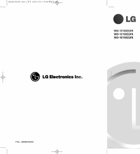 Manual LG WD-12150FB Washing Machine