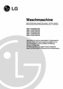 Bedienungsanleitung LG WD-14365TD Waschmaschine