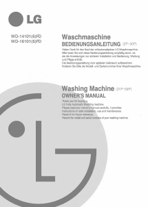 Handleiding LG WD-16106FD Wasmachine