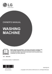 Manual LG F14WM10ATS1 Washing Machine