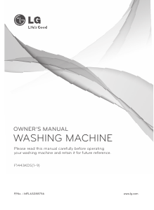 Manual LG F1443KDS7 Washing Machine