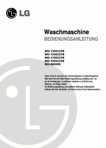 Bedienungsanleitung LG WD-1290FB Waschmaschine