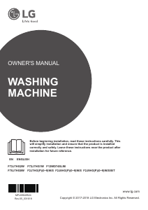 Manual LG F12WD74SLIM Washing Machine