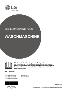 Bedienungsanleitung LG F14WM10TT6 Waschmaschine