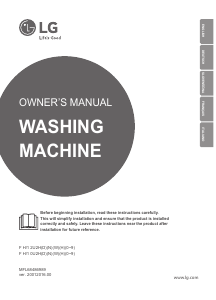 Manuale LG F12U2HDN1H Lavatrice