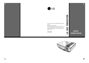 Handleiding LG DX535 Beamer