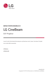 Bedienungsanleitung LG HF60LS CineBeam Projektor