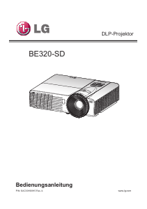 Bedienungsanleitung LG BE320 Projektor