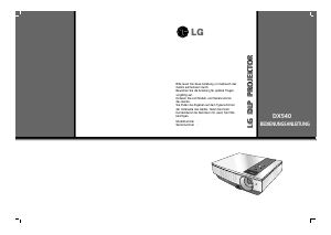 Bedienungsanleitung LG DX540-JD Projektor