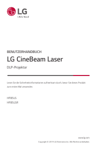 Bedienungsanleitung LG HF85LSR CineBeam Laser Projektor