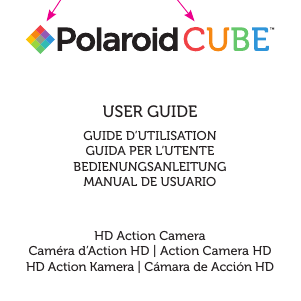 Manual de uso Polaroid Cube Action cam