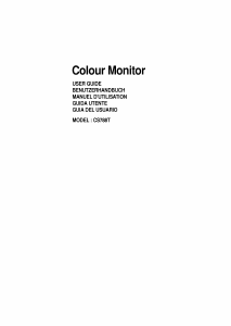 Handleiding LG CS788C Monitor