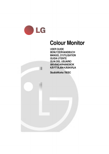 Handleiding LG CB795SC Monitor