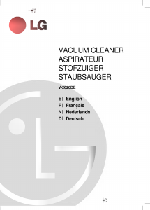 Manual LG V-2620DE Vacuum Cleaner