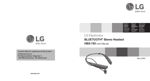 Bedienungsanleitung LG HBS-750 Headset