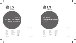 Mode d’emploi LG HBS-1100 Tone Platinum Headset