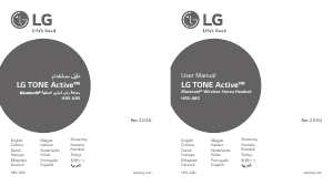 Bruksanvisning LG HBS-A80 Tone Active Headset