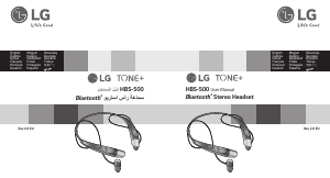 Manual LG HBS-500 Tone+ Auscultador com microfone