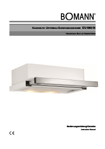 Manual Bomann DU 660 IX Cooker Hood