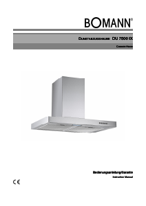 Manual Bomann DU 7600 IX Cooker Hood