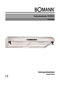 Manual Bomann DU 623.3 Cooker Hood