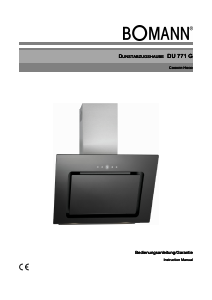 Manual Bomann DU 771 G Cooker Hood