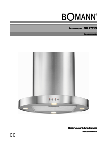 Manual Bomann DU 772 IX Cooker Hood