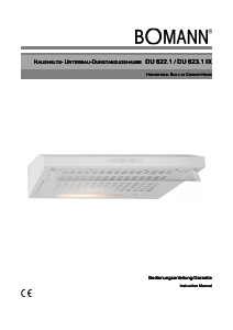 Manual Bomann DU 622.1 Cooker Hood