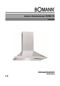 Manual Bomann DU 652.1 IX Cooker Hood