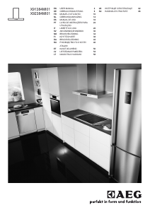 Manuale AEG X91384MI01 Cappa da cucina