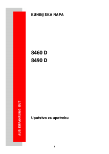 Priručnik AEG 8490D Kuhinjska napa