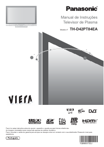 Manual Panasonic TH-D42PT84EA Viera Televisor plasma
