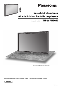 Manual de uso Panasonic TH-65PHD7EKJ Televisor de plasma