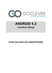 Instrukcja GOCLEVER Insignia 5 Telefon komórkowy