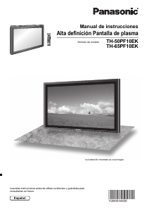 Manual de uso Panasonic TH-50PF10EK Televisor de plasma